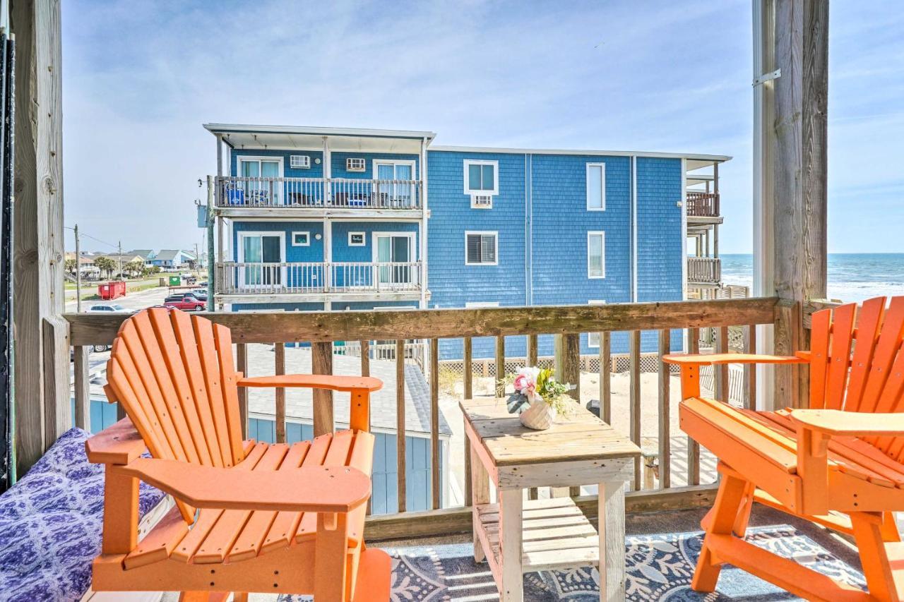 North Topsail Condo - Steps To Beach! Норт-Топсейл-Бич Экстерьер фото