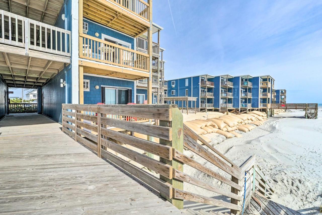 North Topsail Condo - Steps To Beach! Норт-Топсейл-Бич Экстерьер фото